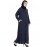 Nazneen Front Zip And Slit Hand Work Nida Abaya