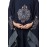 Nazneen Center Embroidered with Contrast band Irani Kaftan