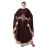 Nazneen Center Embroidered With Contrast Band Irani Kaftan