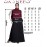 Nazneen Bottom and Sleeve embroidered fabric with extra Jacket at front Abaya
