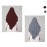 Nazneen Grey & Brown Triangle Tow Layers Tie At Back Ready To Wear Hijab Cum Naqab Combo pack of two                             