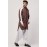 Janab-E-aala two cut pocket up down front open Kurta cum Pathani with Patiala Salwar