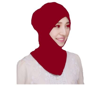 Nazneen Stretchable Under Hijab Ninja Cap – Maroon
